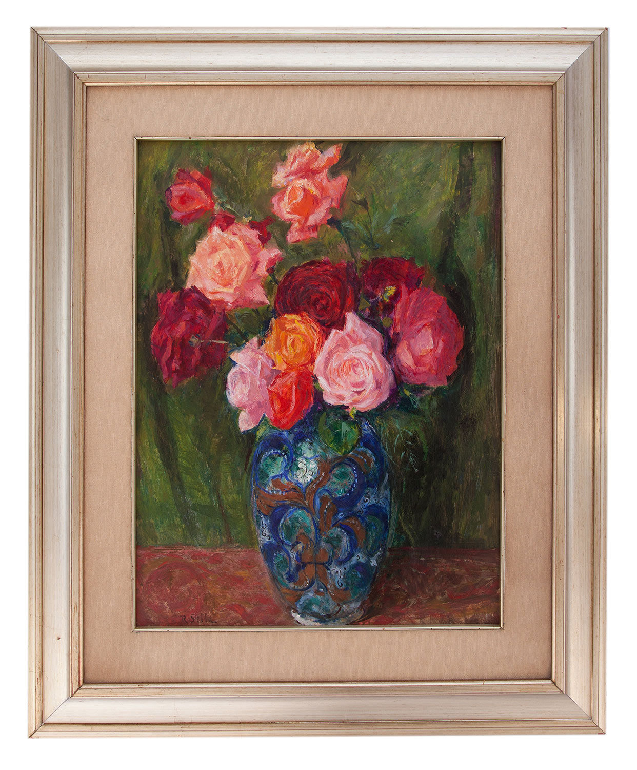 roberto sella: Vaso con rose