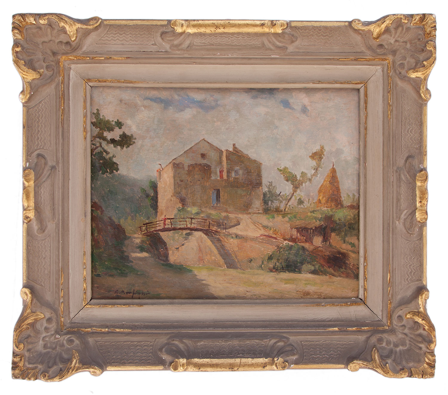 renzo bonfiglio: Il ponticello, entroterra ligure