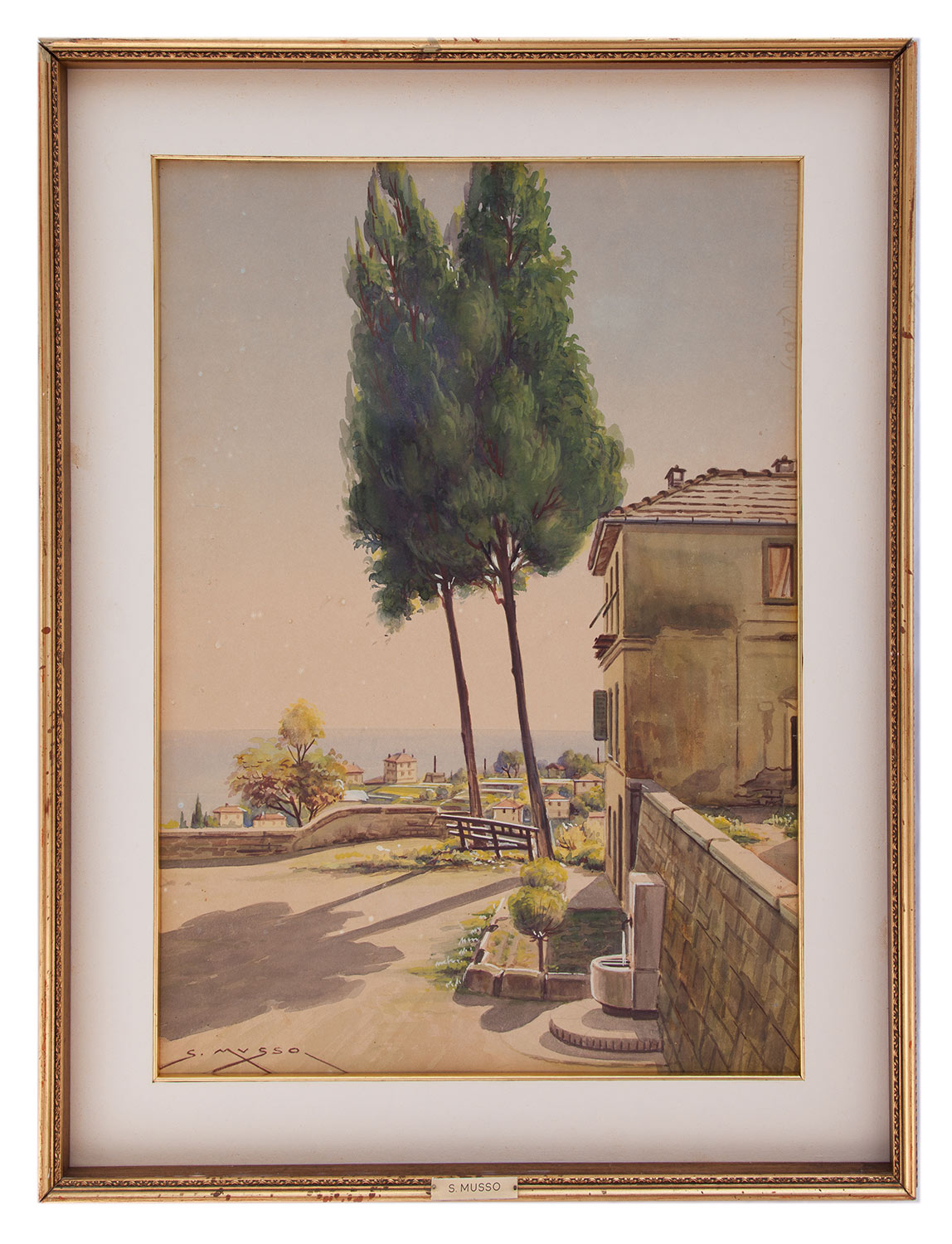 secondo musso: Sanremo, vista dal piazzale Assunta