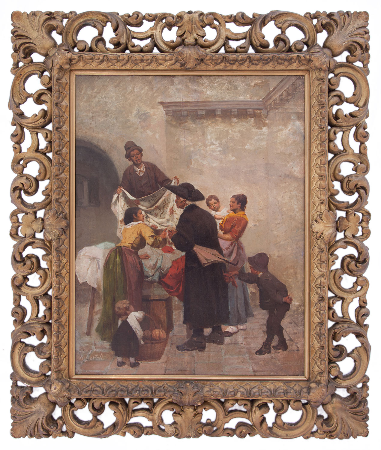 antonio bertoli: Il venditore di stoffe