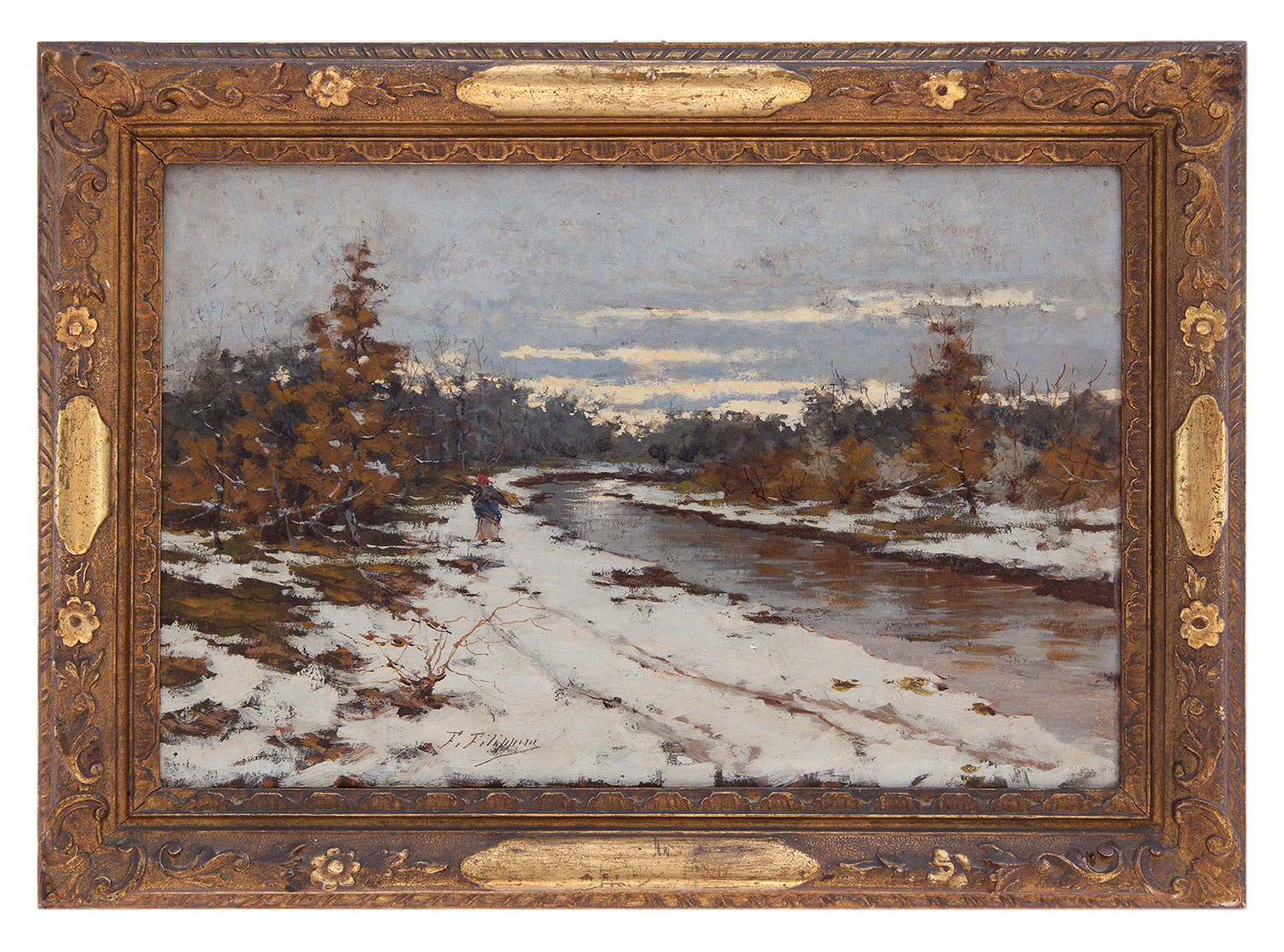 francesco filippini: Neve nella pianura bresciana
