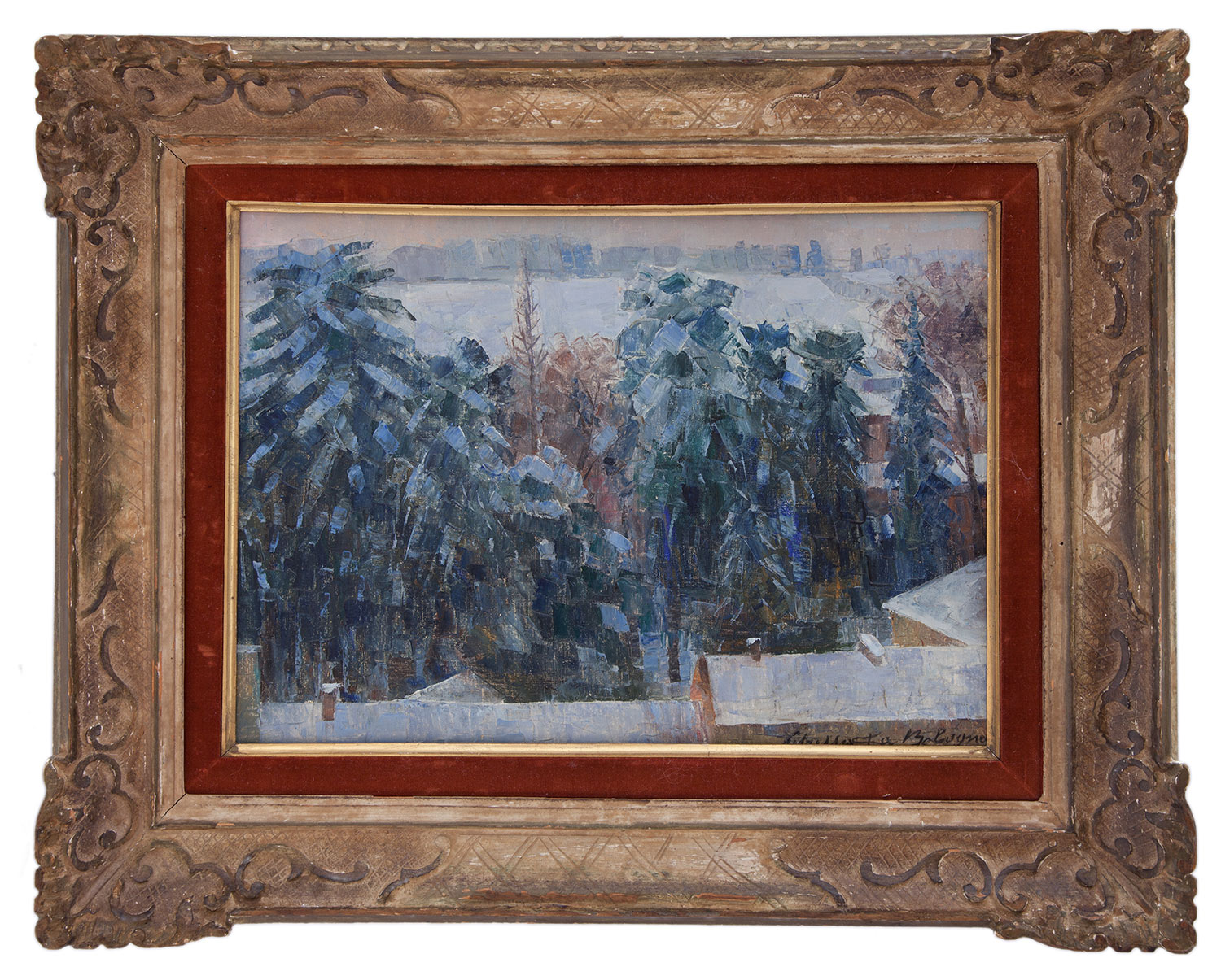 vittorio petrella da bologna: Neve in paese