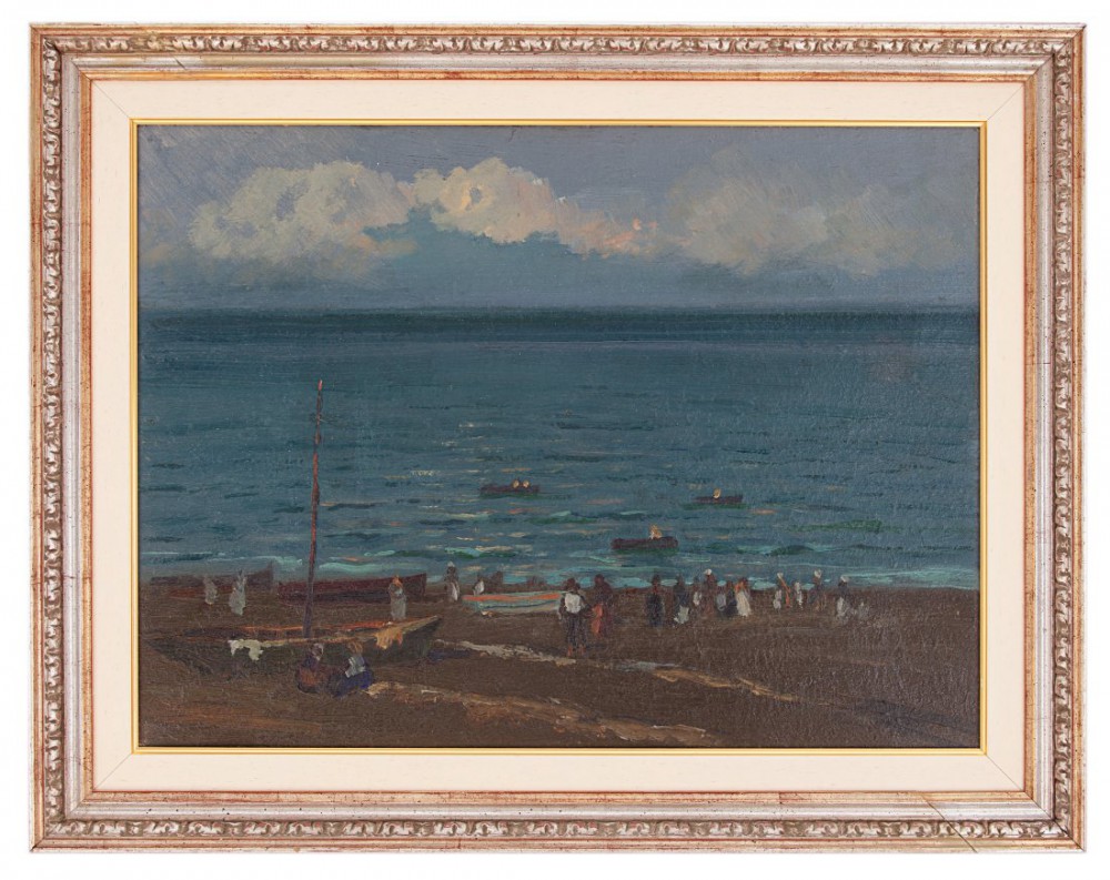 luigi frigerio: L'attesa dei pescatori