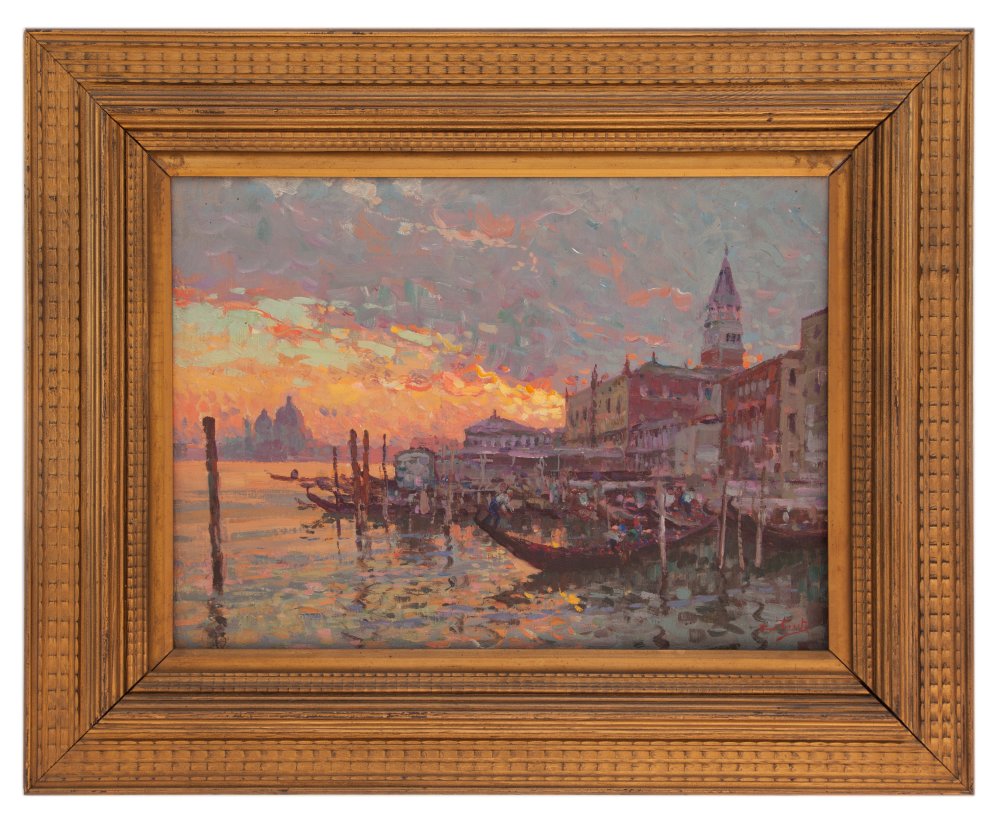 egidio tonti: Tramonto a Venezia