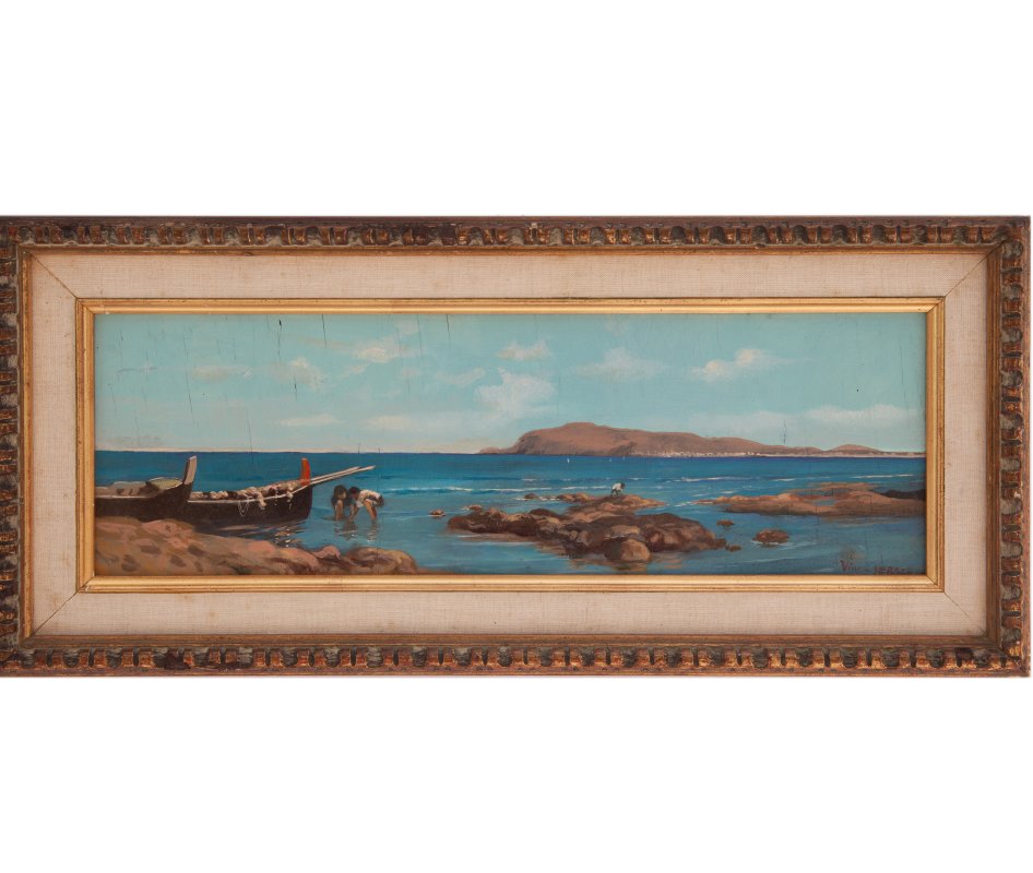 vincenzo jerace: Pescatori nel golfo di Palermo