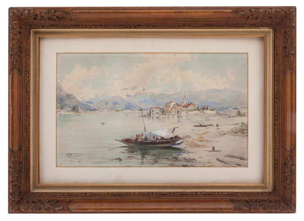 emmanuel costa: Isola dei pescatori (Lago Maggiore)