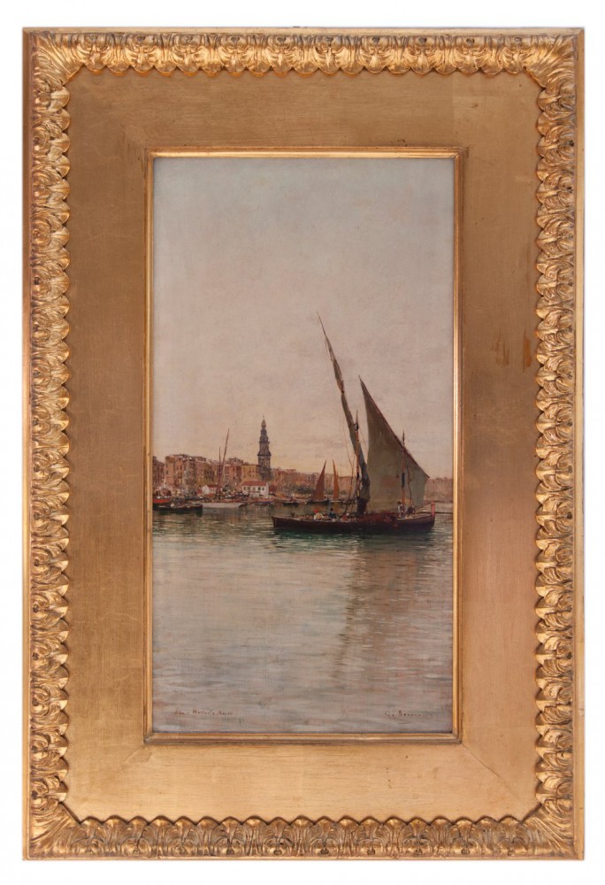 carlo brancaccio: Alba a Marinella, Napoli