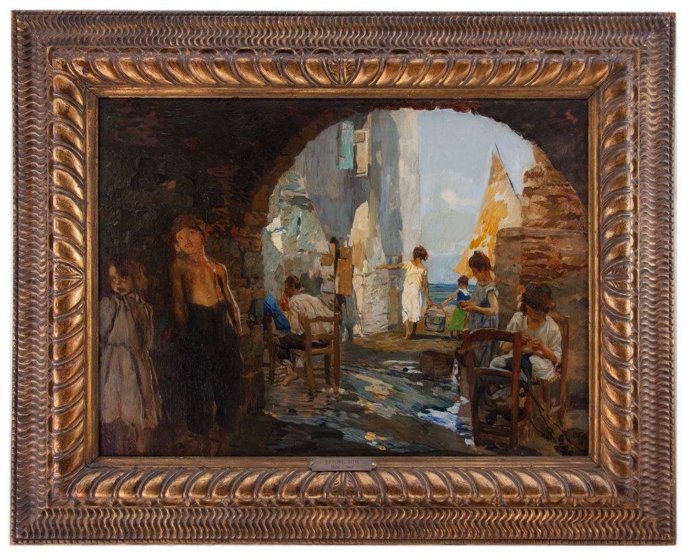 ettore tito: Vita a Venezia