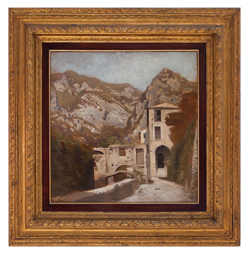 guglielmo ciardi: Nella valle dei mulini a Sorrento