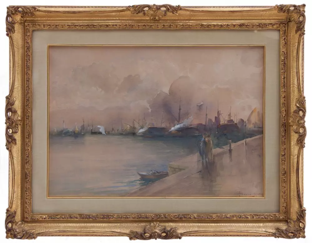 Pompeo Mariani: Il Porto di Genova