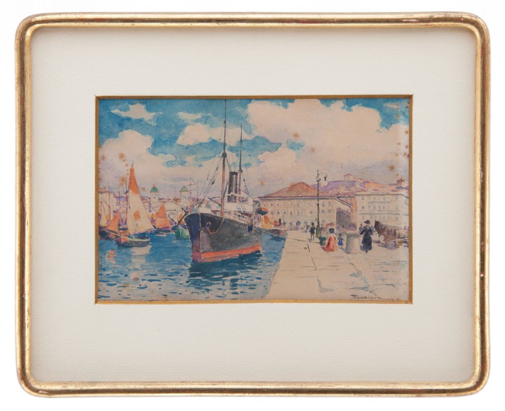 giuseppe barison: Il porto di Trieste