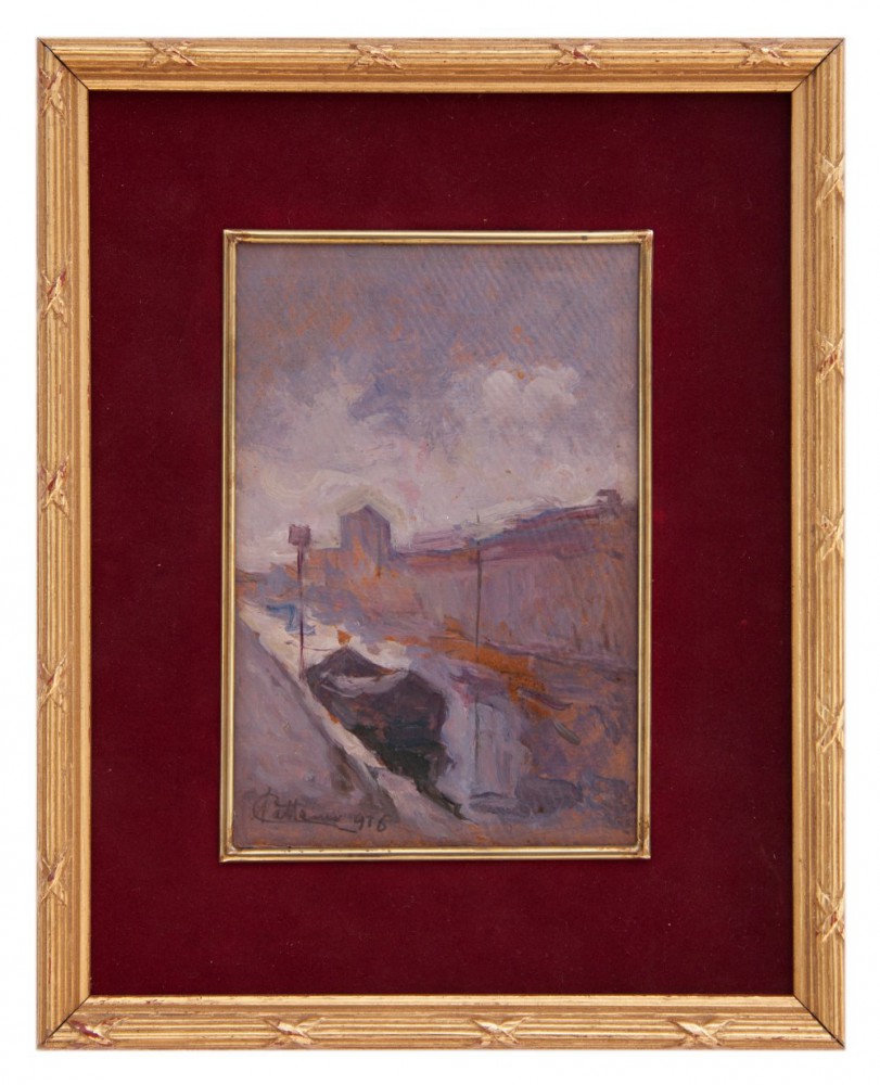 achille cattaneo: Naviglio a Milano