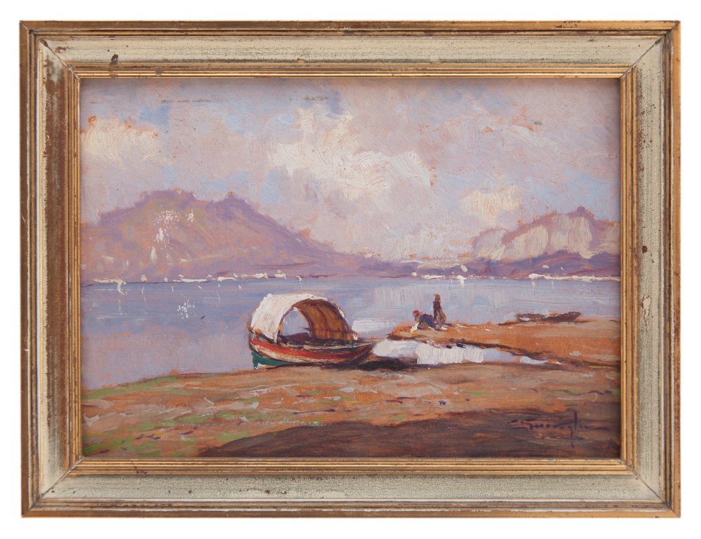 ercole garavaglia: Paesaggio lacustre