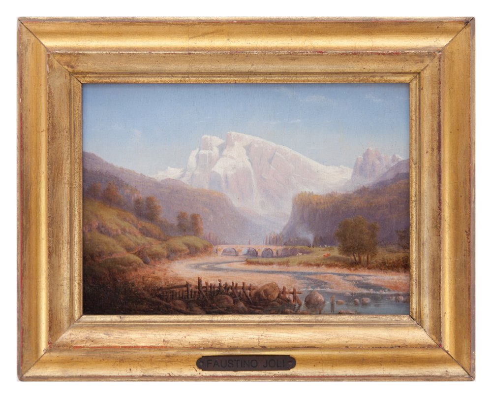 faustino joli: Paesaggio montano