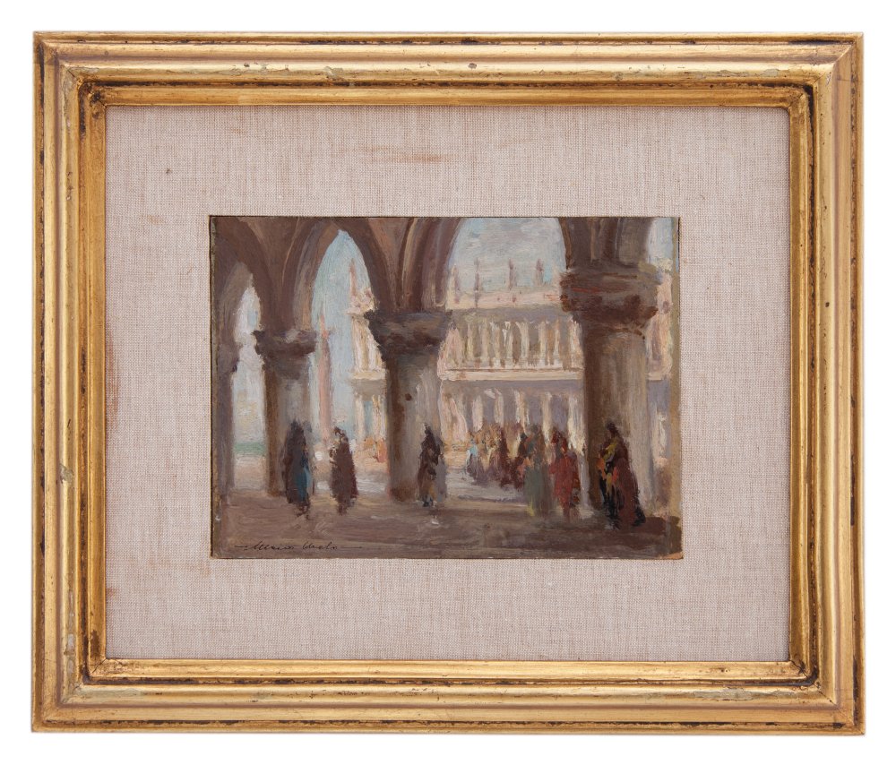 mario melo: Sotto portici Palazzo Ducale Venezia