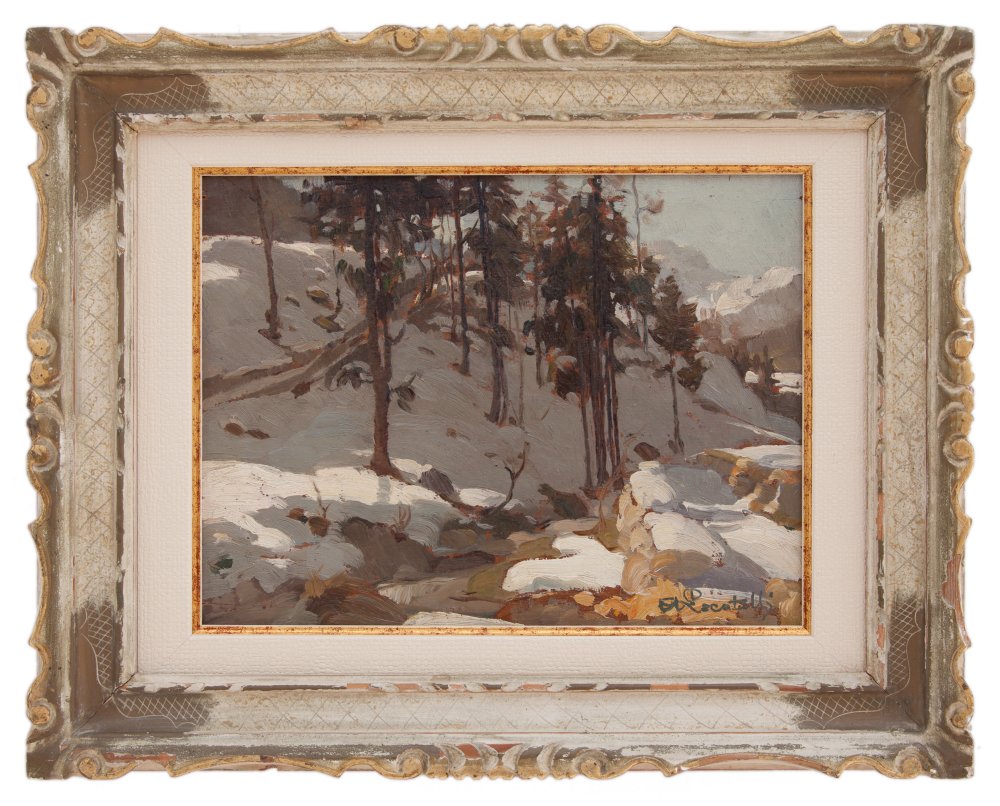 armando locatelli: Bosco innevato