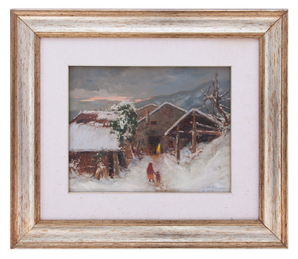 amedeo merello: Mattino di Natale a Fumeri 1968