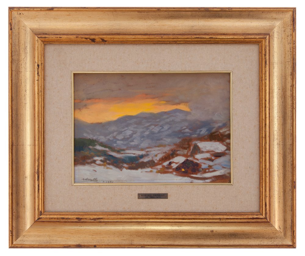 amedeo merello: Verso sera, inverno a Fumeri
