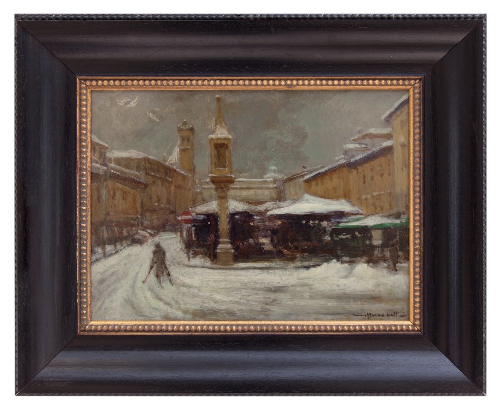 franco mazzucchetti: Piazza Erbe a Verona