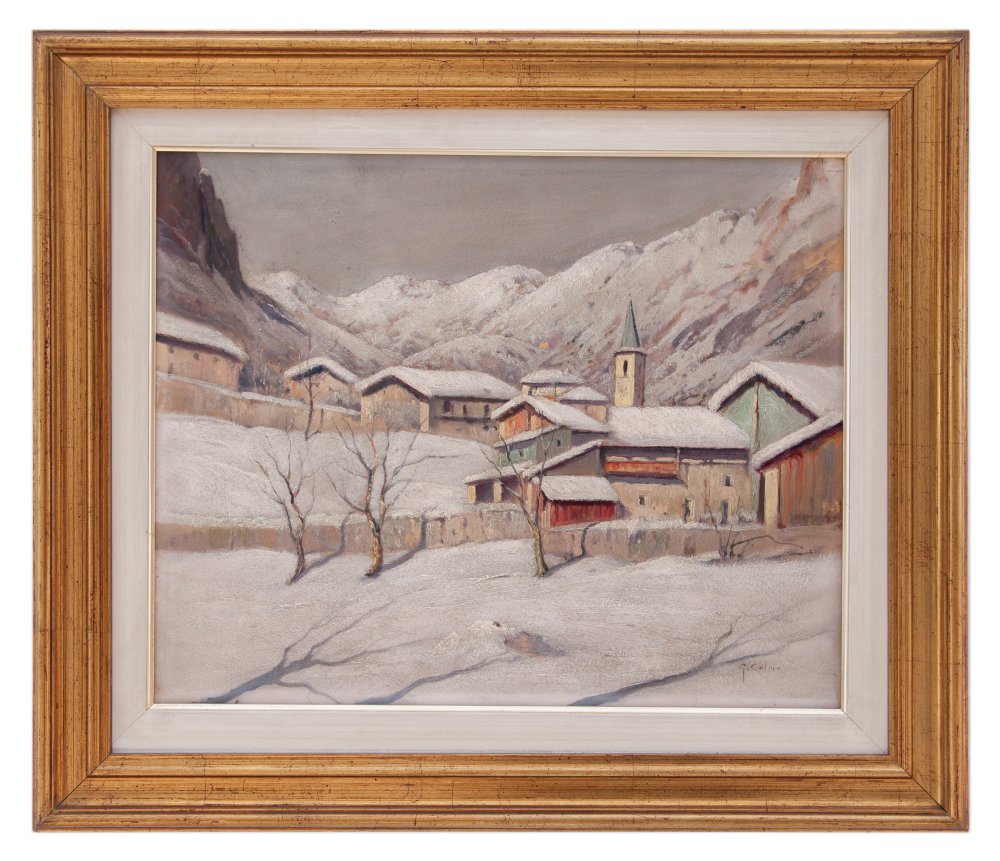 giovanni colmo: Paese innevato