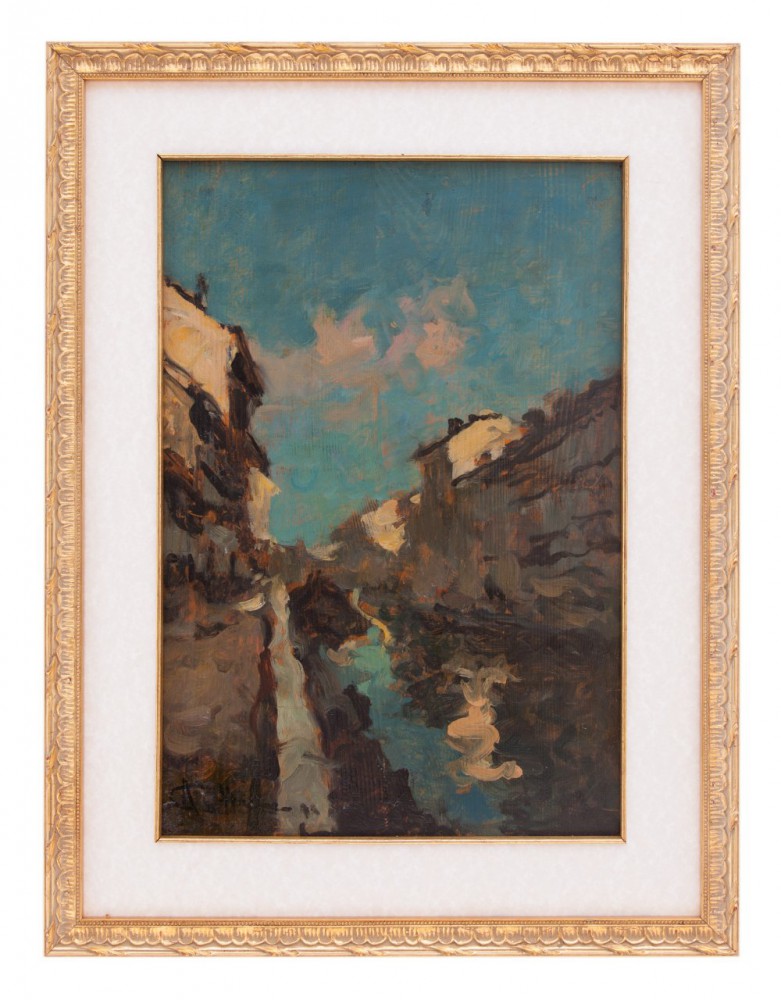 achille cattaneo: Navigli, Milano