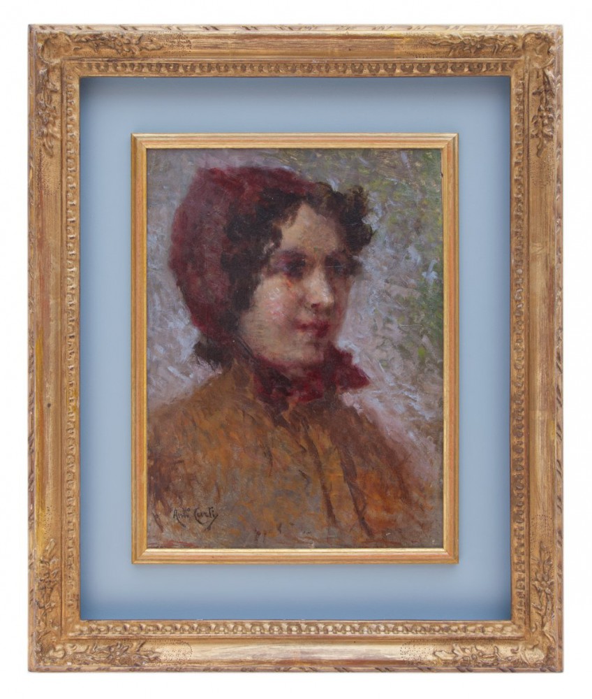 antonio curti: Ritratto femminile