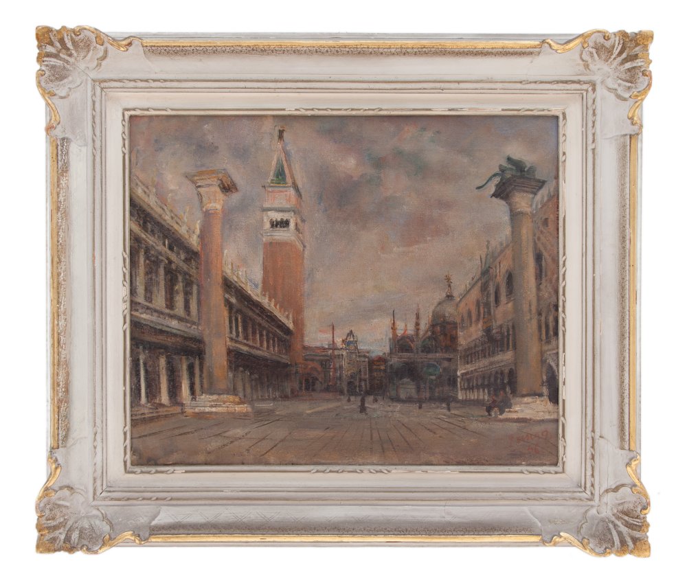 donato frisia: Venezia, Piazza San Marco dat. 1946