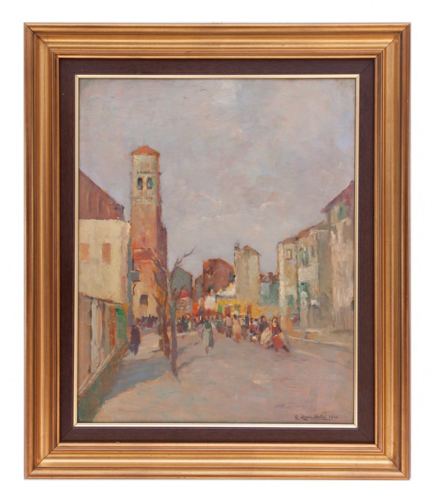 evaristo zambelli: Via di paese dat. 1941