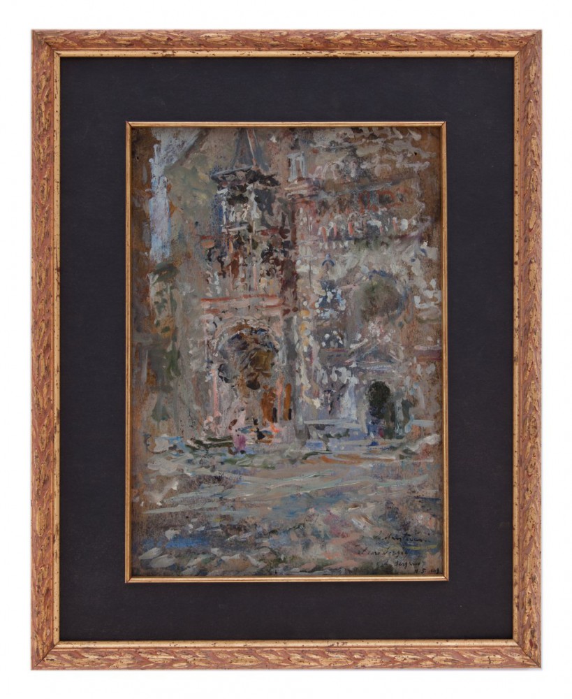 luigi mantovani: Chiesa di Bergamo dat. 1949