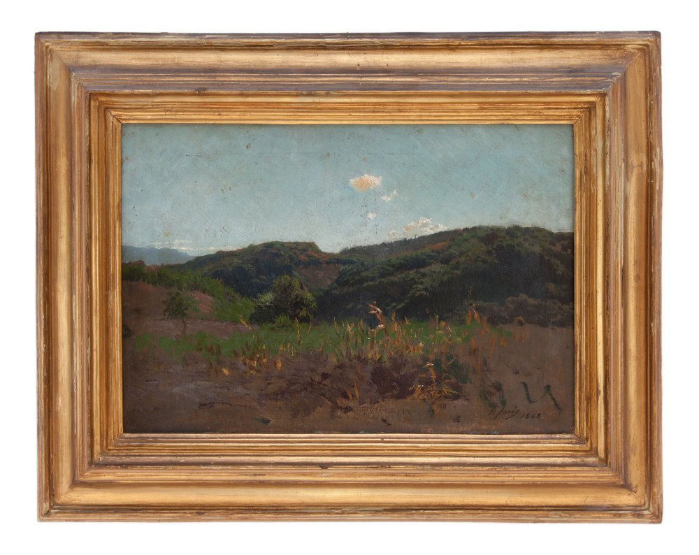 pio joris: Campagna romana dat. 1868