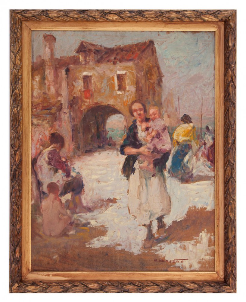 achille attilio bozzato: Donne chioggiotte