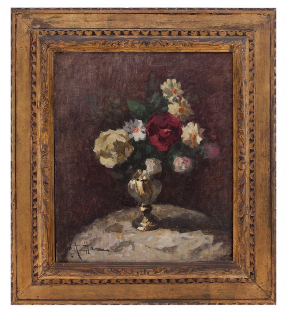 achille cattaneo: Vaso di Rose