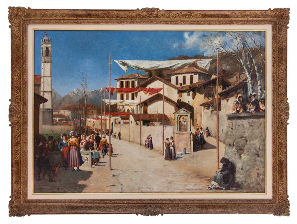 mose bianchi da mairago: Processione in Brianza