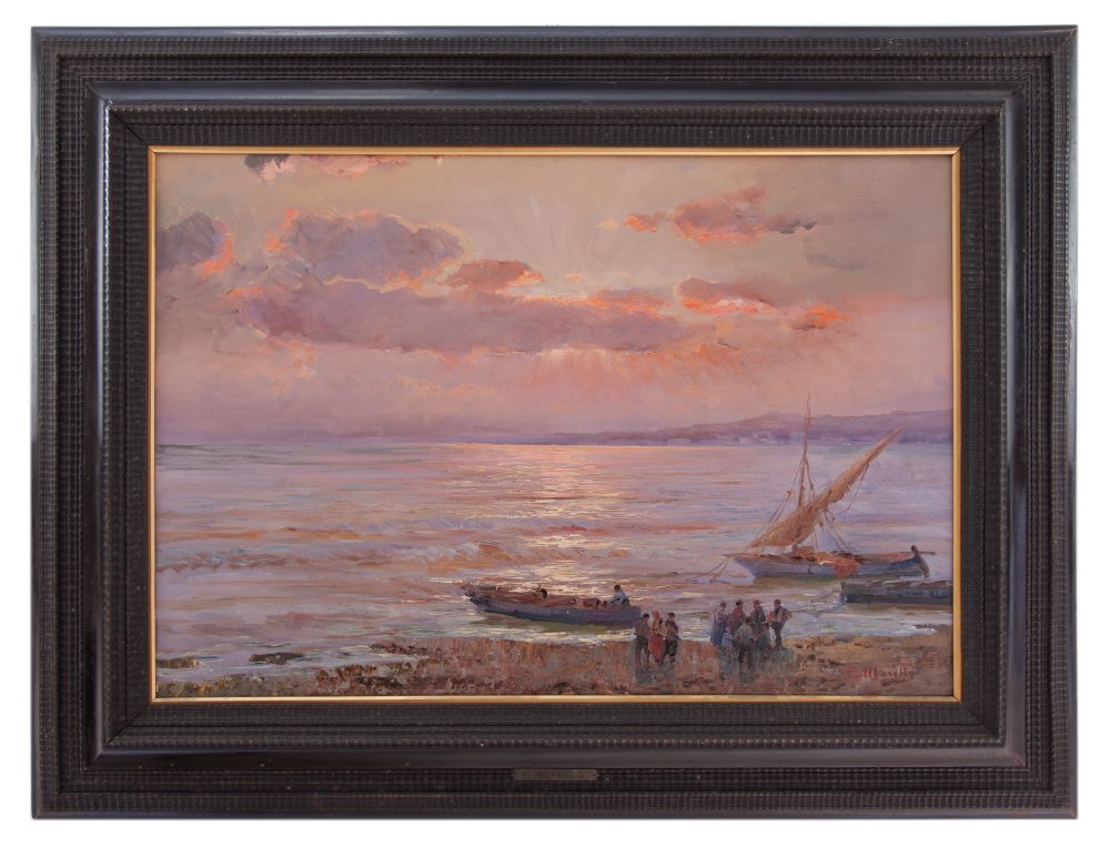 federico morello: Marina al tramonto