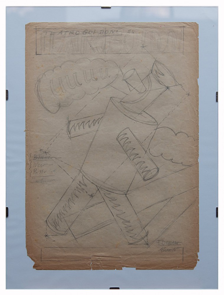 fortunato depero: Teatro Goldoni (studio)