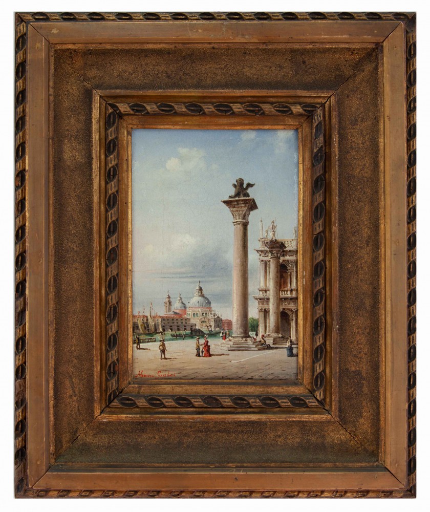 marco grubacs: Veduta di Santa Maria della Salute dalla Colonna di San Marco