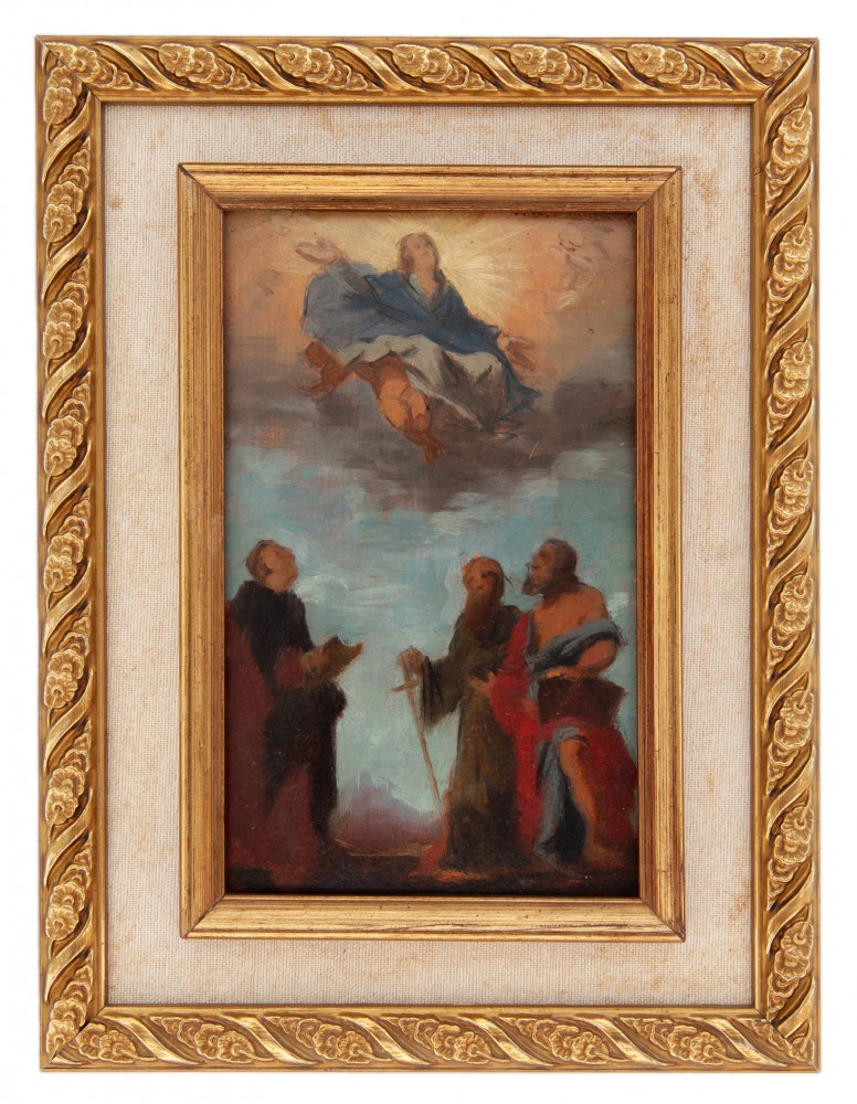 alcide davide campestrini: Bozzetto per affresco