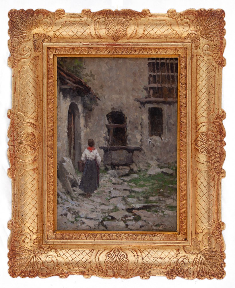 achille befani formis: Nel cortile