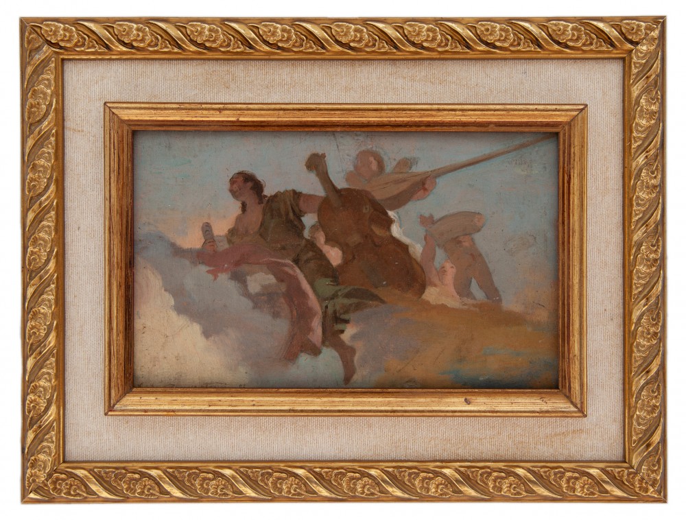 alcide davide campestrini: Bozzetto per affresco