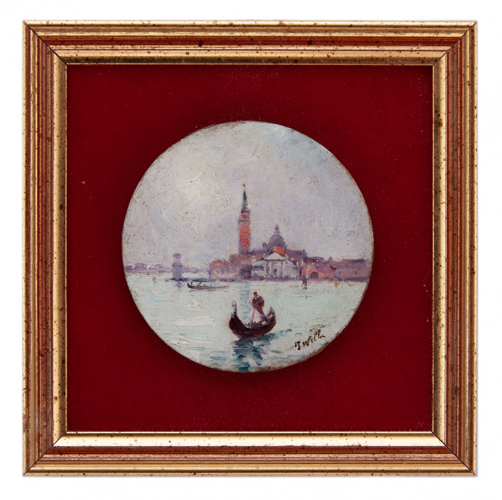 marie joseph leon iwill: Gondoliere a San Giorgio
