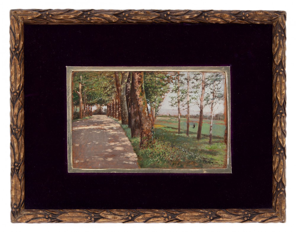 attilio pratella: Viale alberato