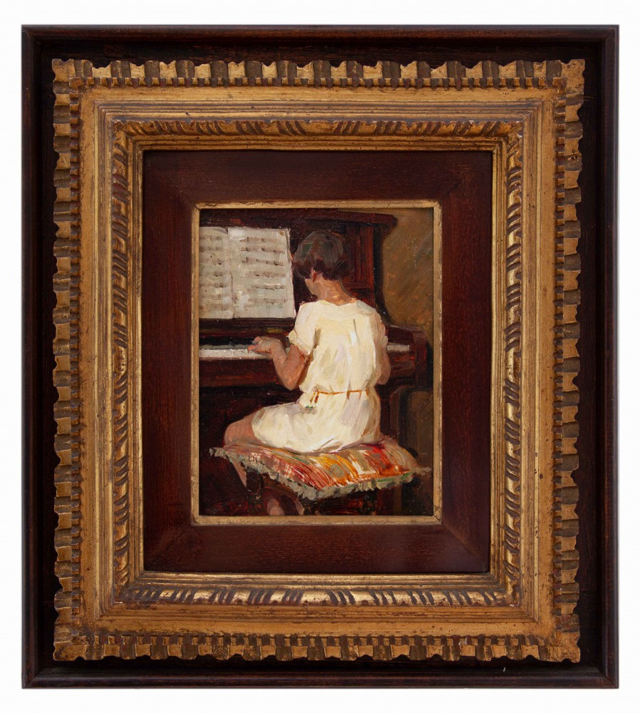 gustavo pisani: Al pianoforte