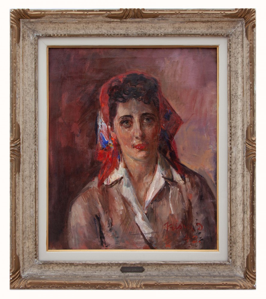 donato frisia: Ritratto femminile
