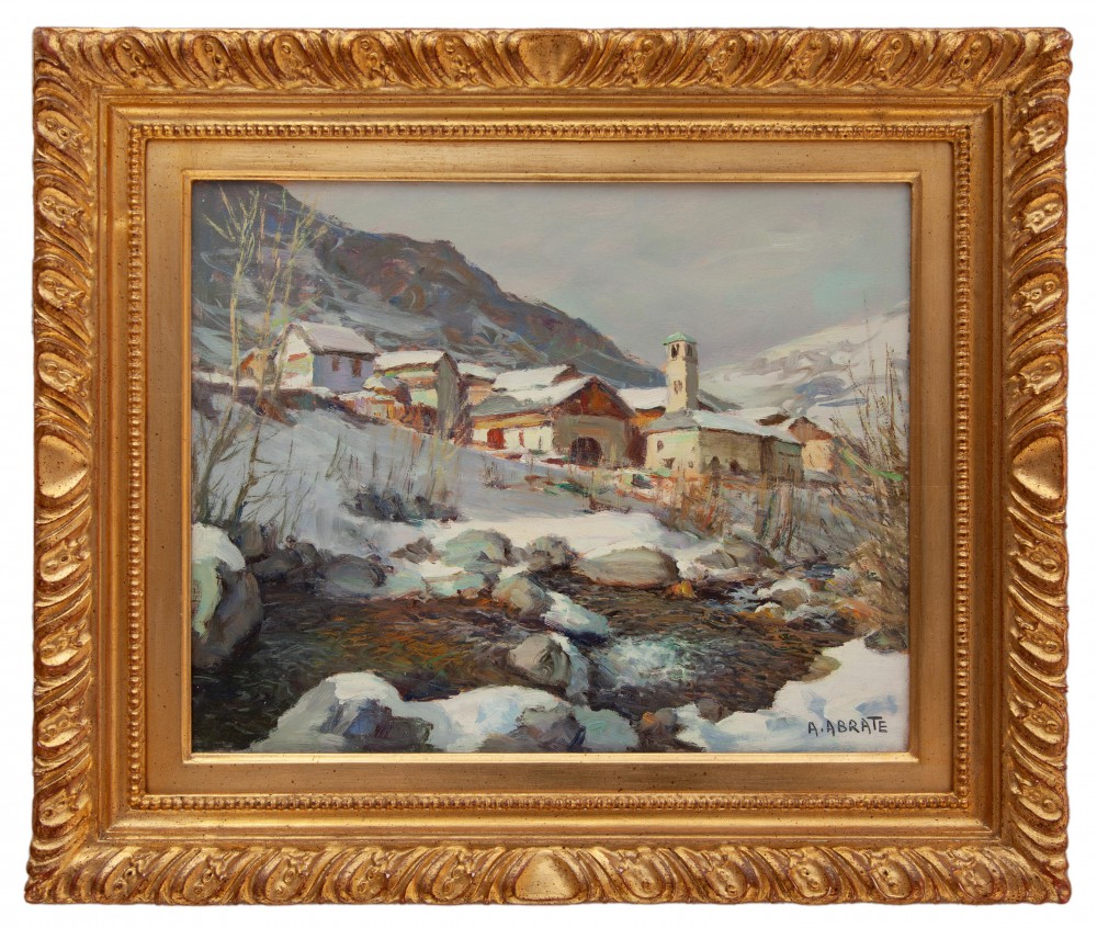 Dipinti XIX e XX secolo - Paesaggi innevati