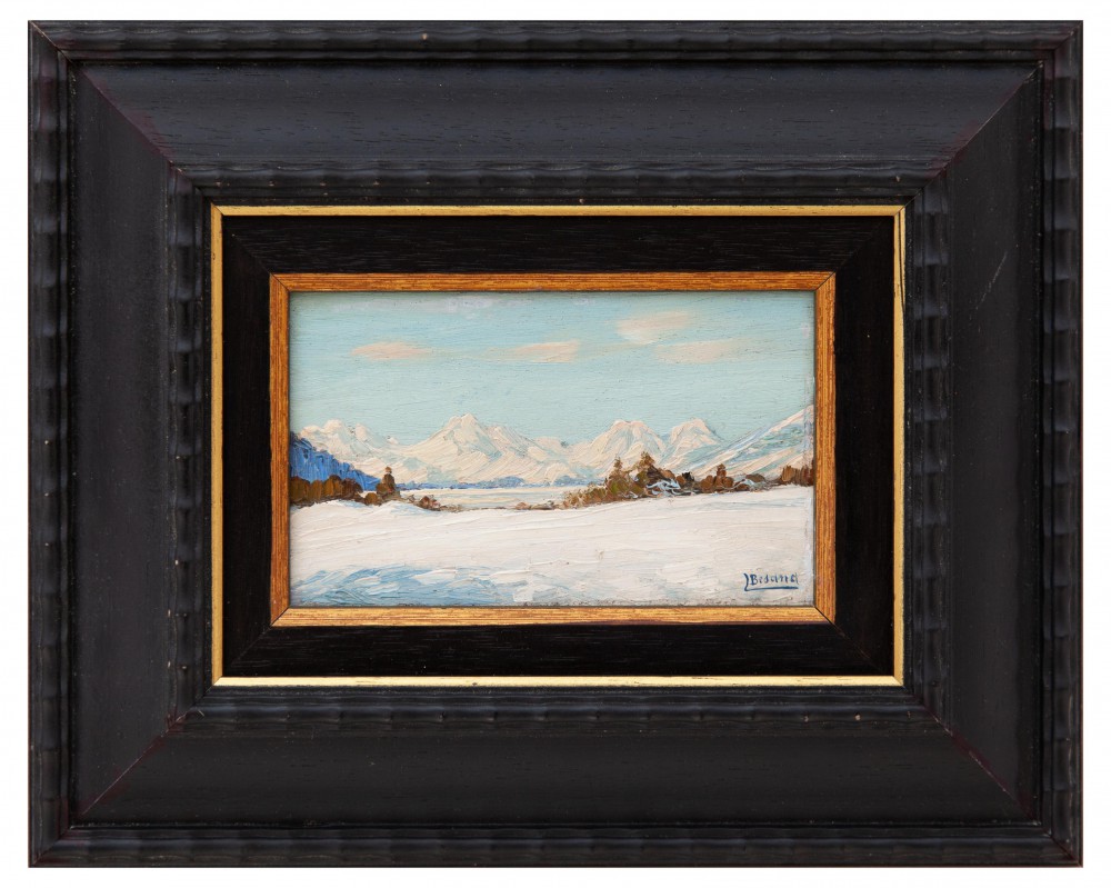 Dipinti XIX e XX secolo - Paesaggi innevati