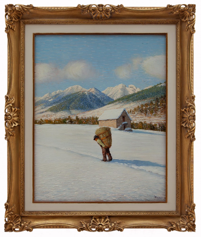 Dipinti XIX e XX secolo - Paesaggi innevati