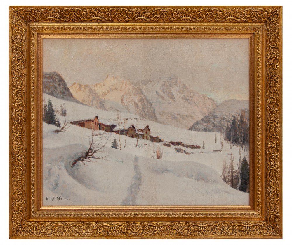 Dipinti XIX e XX secolo - Paesaggi innevati