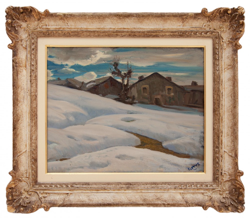 Dipinti XIX e XX secolo - Paesaggi innevati