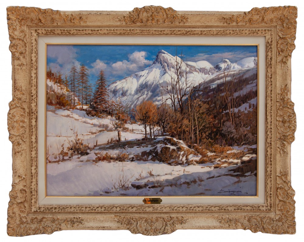 Dipinti XIX e XX secolo - Paesaggi innevati