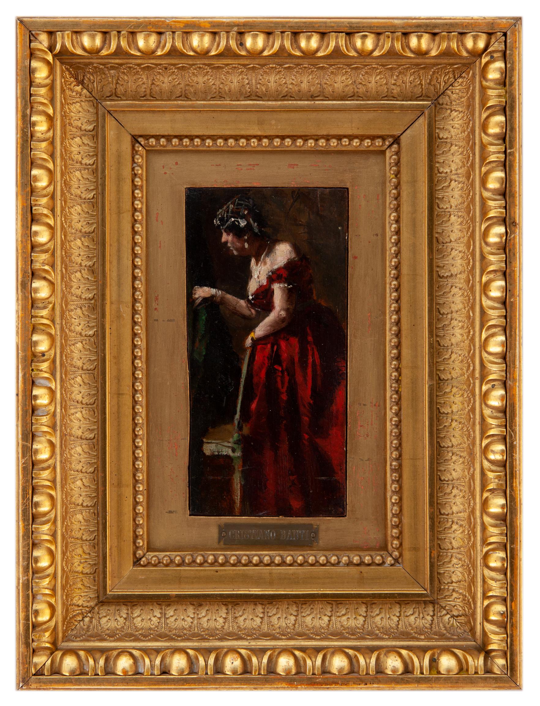cristiano banti: Signora in rosso
